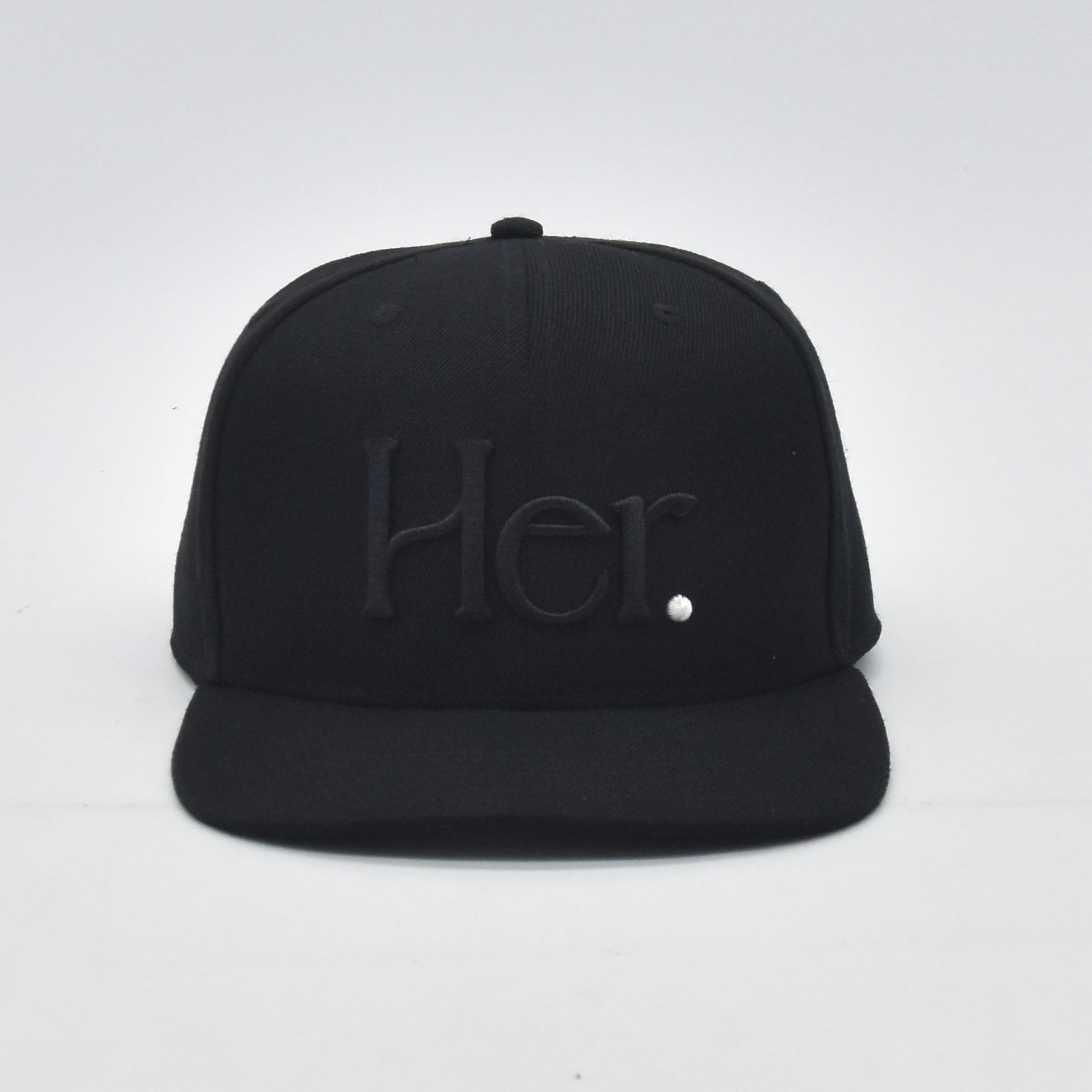 Black Snapback Hat
